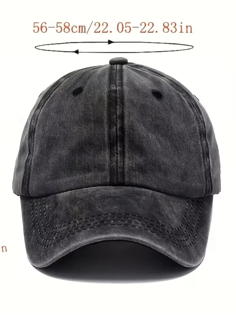 🏅HOST PICK🏅SALTY 2D printed Graphic Baseball Cap - Charcoal 🔥 UNISEX 🔥 - Picture 3 of 3